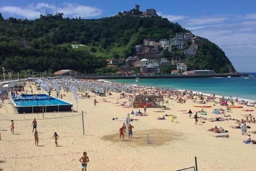 Apartamento A 5Min De La Playa De Ondarreta San Sebastian Exterior photo